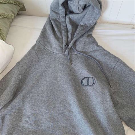 dior grey hoodie|grey christian Dior hoodie.